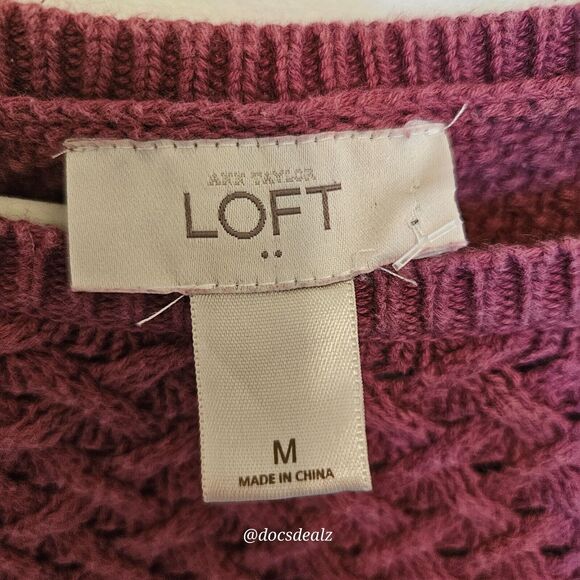 LOFT Sweater Pink Size M - Picture 3 of 5